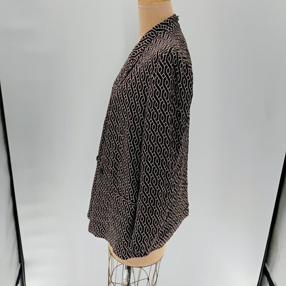 GP & J Baker x H&M Black Patterned Jacket (Us 8 ) - Picture 11 of 14